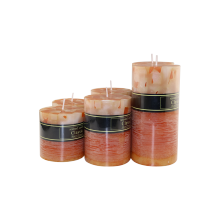 Classic smokess pillar candles for KTV/ Bar Decoration